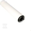 Rura kominowa DN 60/100, L=500 powietrzno-spalinowa biała do kotłów kondensacyinychi turbo SKKMRP50060100